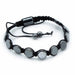 Bracelet Hématite Magnétique Shamballa - Ancrage & Protection