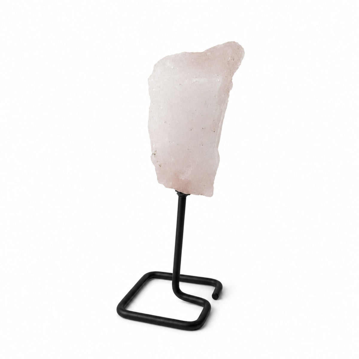 Quartz Rose Brut sur Support en Métal — Spécimen Minéral - photo 2
