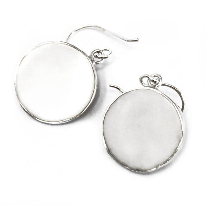 Boucles d'oreilles Arbre de Vie en nacre — Tatum Cristal