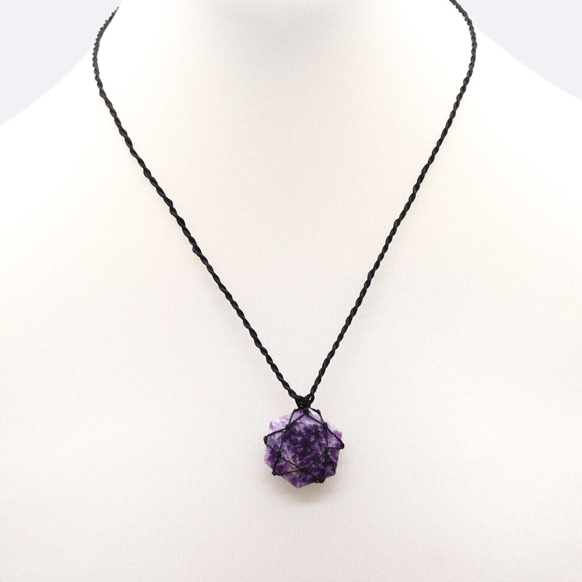 Pendentif Lépidolite Hexagone - Apaisement & Équilibre – photo 3