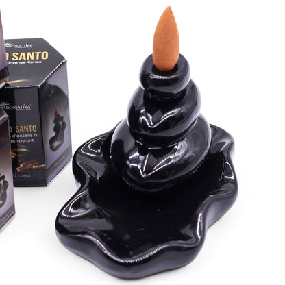 Lot 10 Cônes Encens Palo Santo Backflow - Purification & Méditation – photo 3