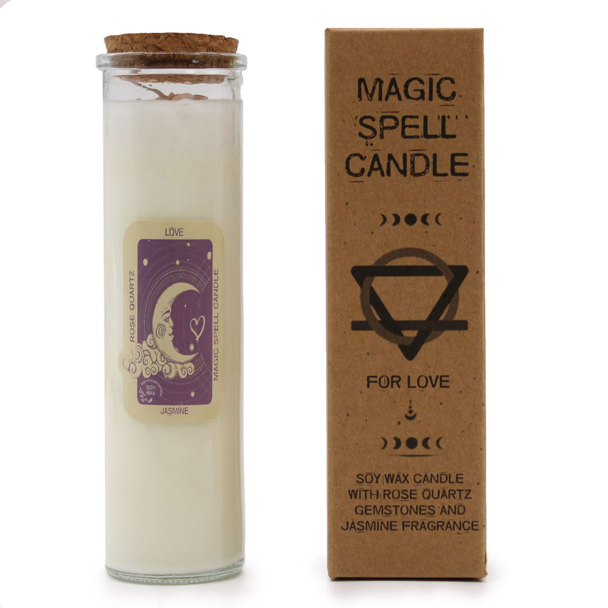 Bougie Magique Quartz Rose — Amour — Jasmin - photo 8