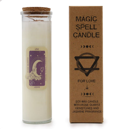 Bougie Magique Quartz Rose — Amour — Jasmin - photo 8