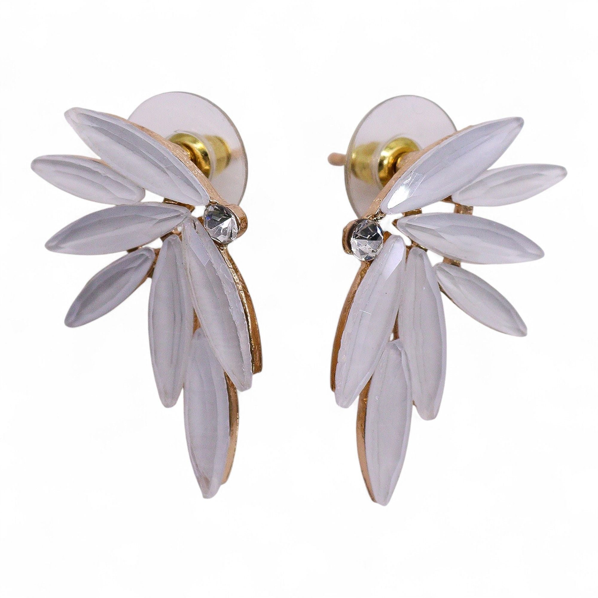Boucles d'Oreilles Verre Vintage Fée - Élégance Éthérée – photo 3