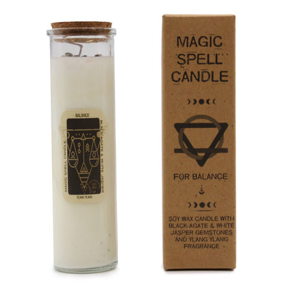 Bougie Rituelle Équilibre — Agate Noire & Jaspe Blanc - photo 6