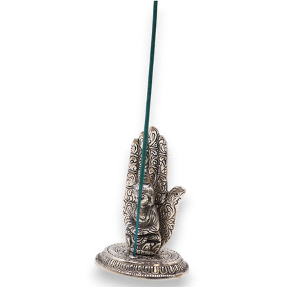 Porte-Encens Main de Bouddha 13x9cm - Méditation – photo 4