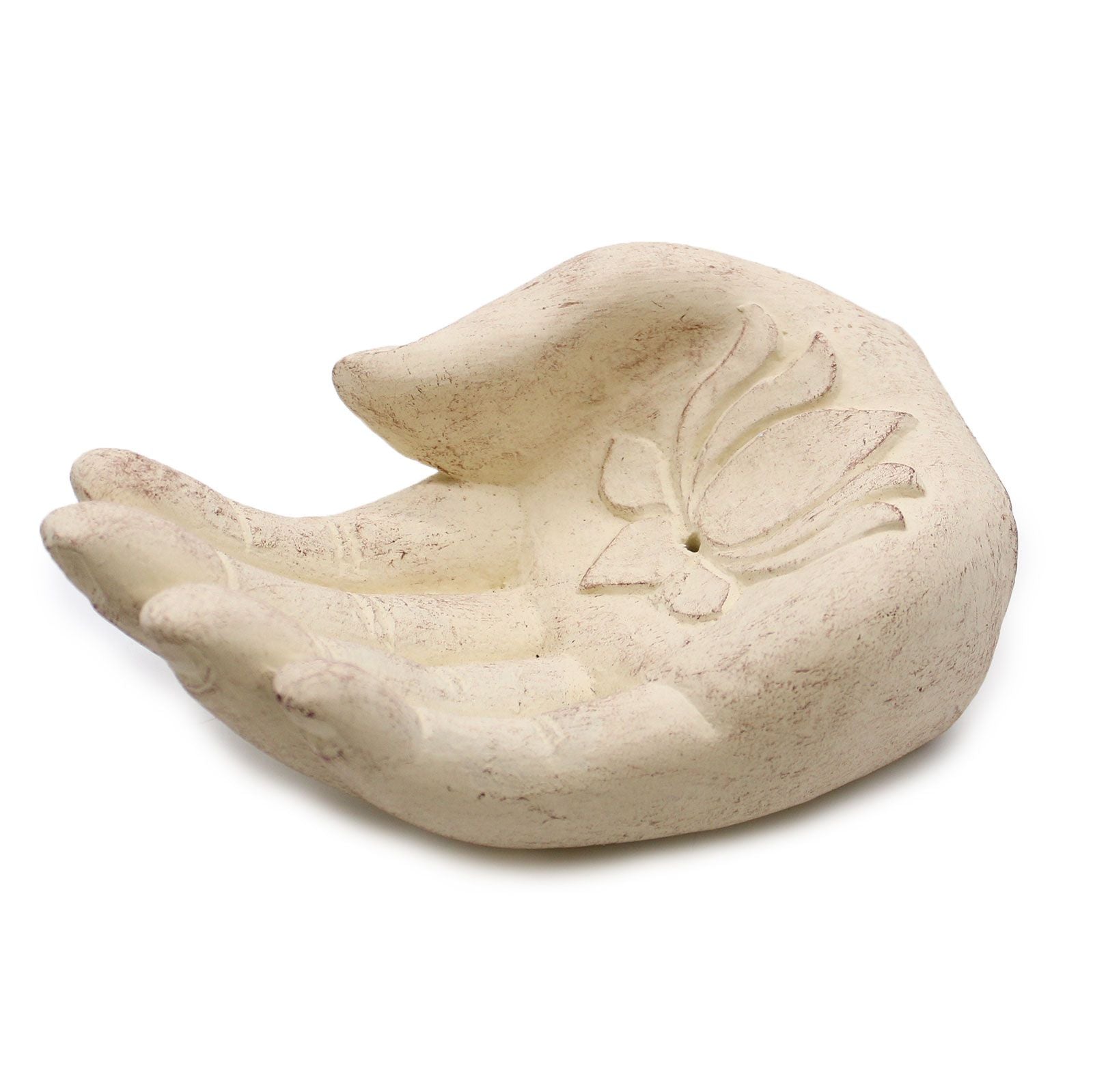 Brûleur d'Encens Lotus Blanc - Porte-Encens Artisan – photo 4