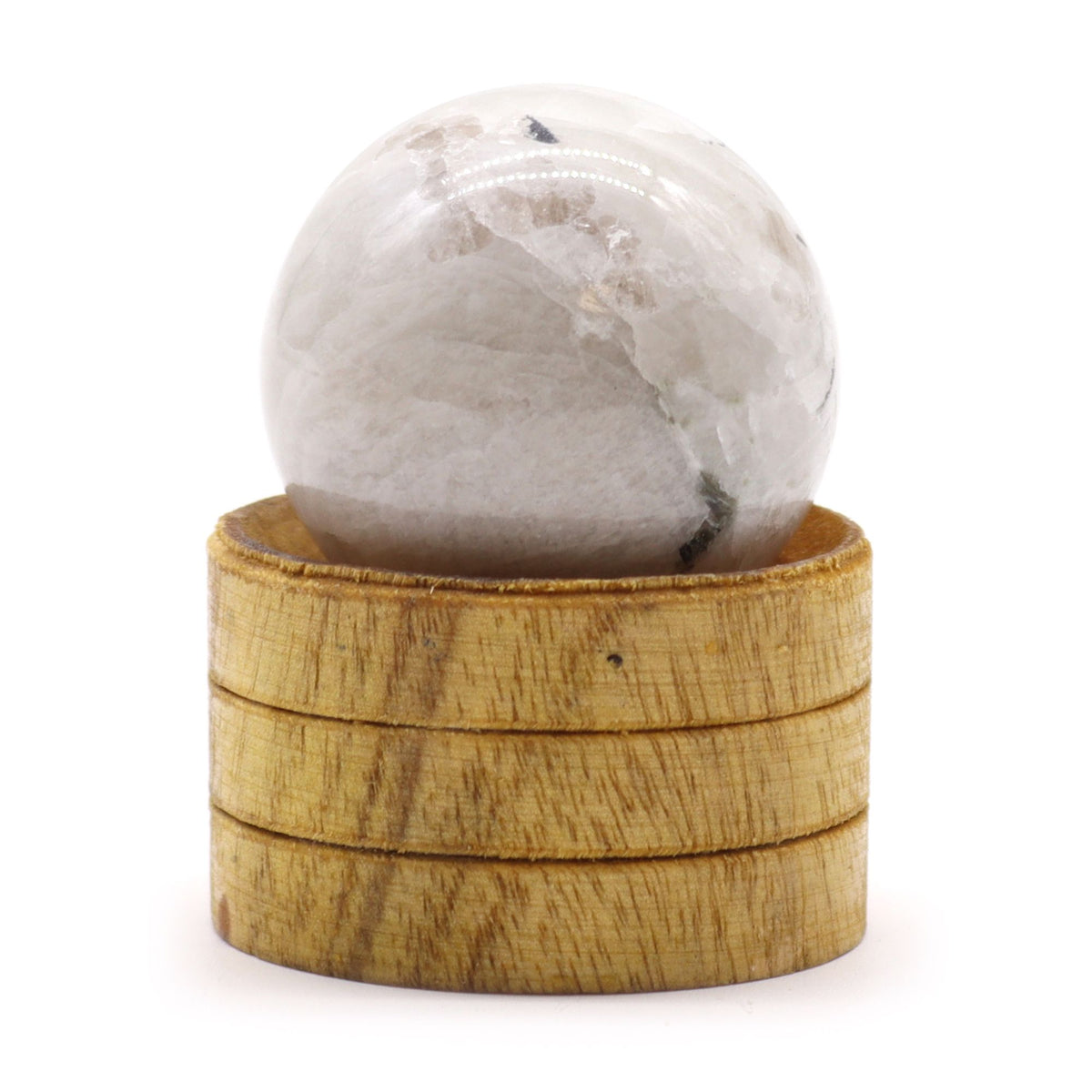 Sphère en Pierre de Lune 40 mm avec Socle