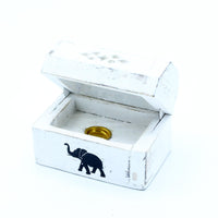 Porte-Encens Cônes Smoke Box - Bois Blanchi 8cm