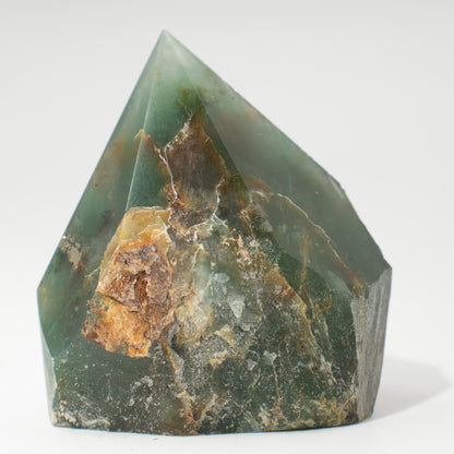 Pointe polie en Aventurine verte (lot de 5 à 6 pièces)