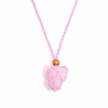 Cordon pour pendentif 45 cm - pink