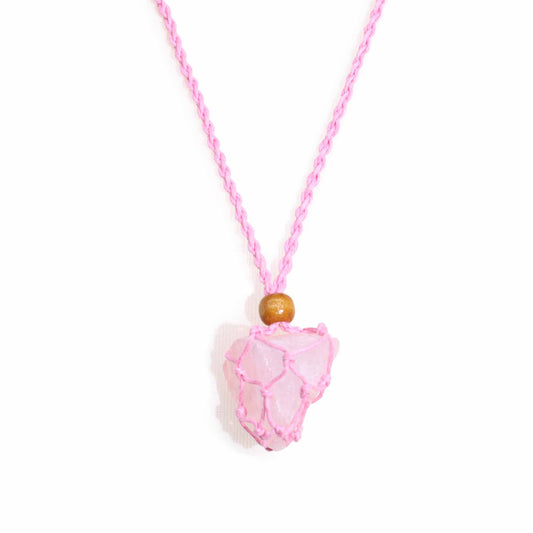 Cordon pour pendentif 45 cm - pink