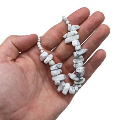 Collier Jaspe Blanc Longstone - Force & Pureté – photo 3