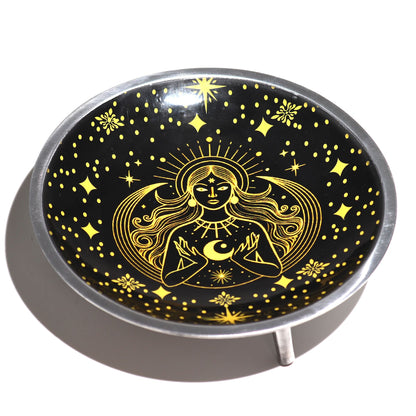 Assiette d'Offrande Émaillée Déesse Noire - Rituel & Décor - photo 4