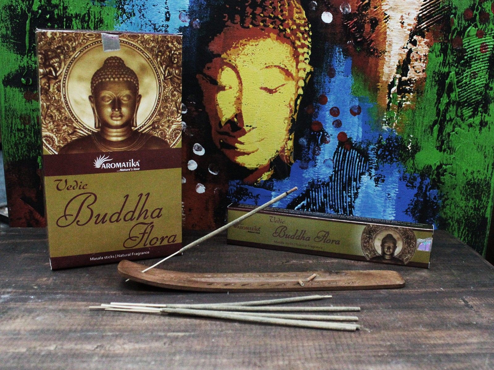 Encens Vedic Bouddha Flora - Herbes & Résines Rares – photo 2