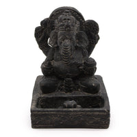 Porte-Encens Ganesh Feng Shui - Finition Noire Antique
