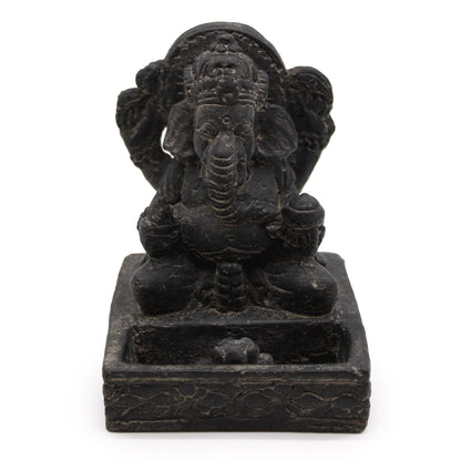 Porte-Encens Ganesh Feng Shui - Finition Noire Antique