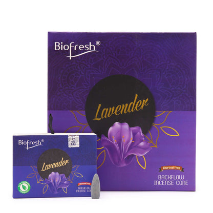 Encens Cônes Refoulants Lavande - 40 Cônes Biofresh
