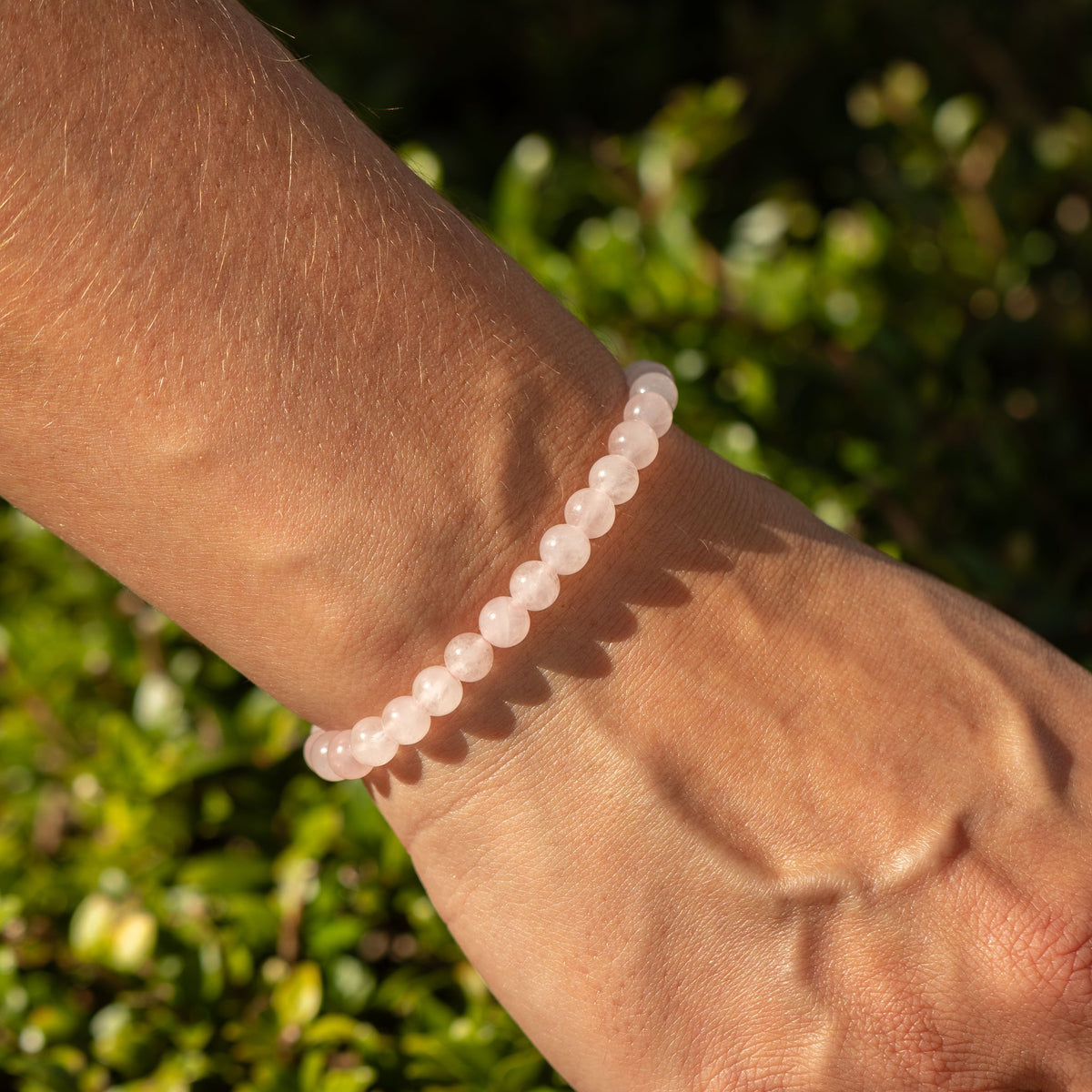 Bracelet Quartz Rose — Perles de 6 mm - photo 2