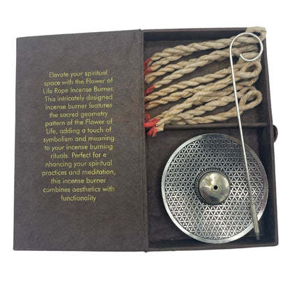 Fleur de Vie Encens Cordes - Set 10 Cordes & Support Argenté – photo 4