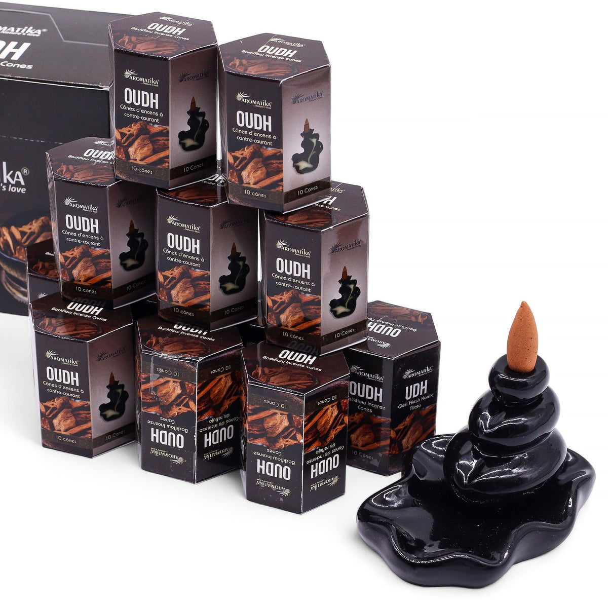 Encens Refoulant Oudh - Cônes Masala Lot 10 – photo 7
