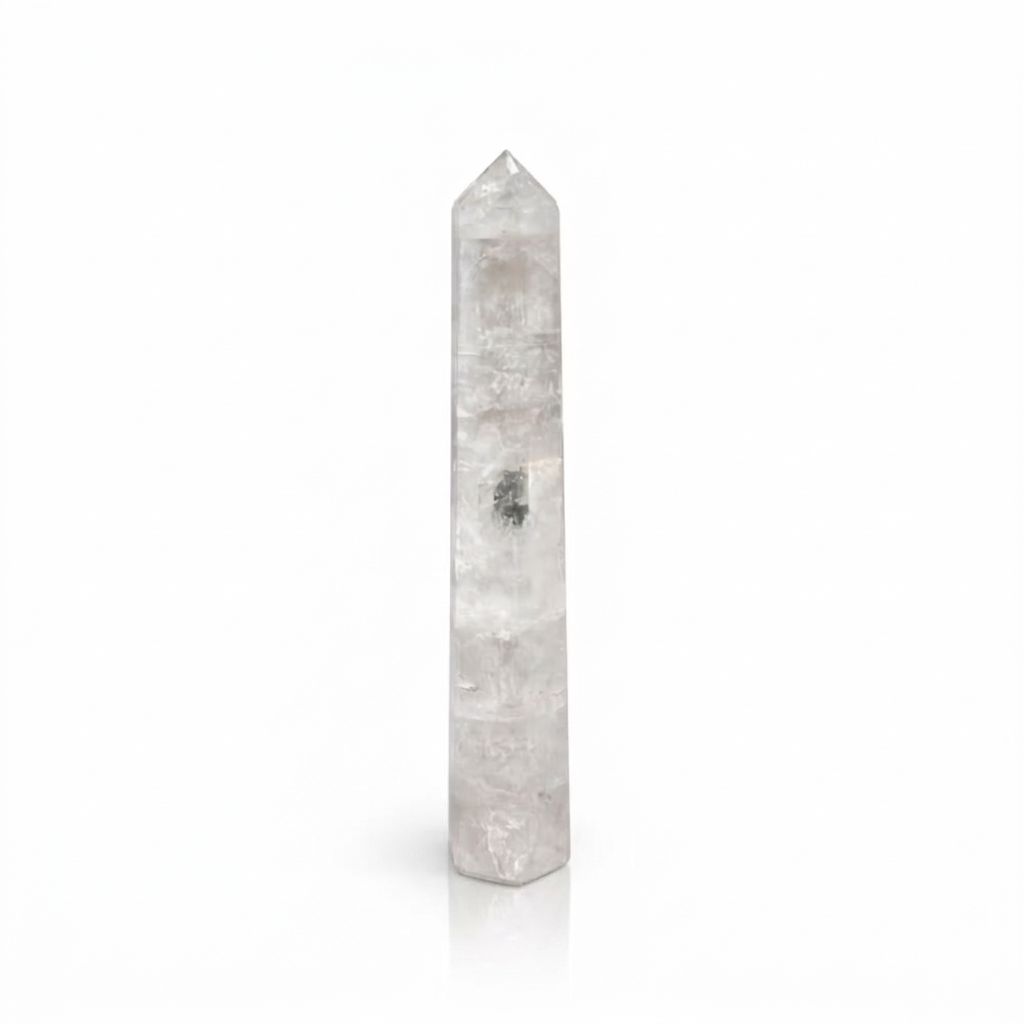 Obélisque 6 Faces en Cristal de Roche ~ 17cm – photo 2