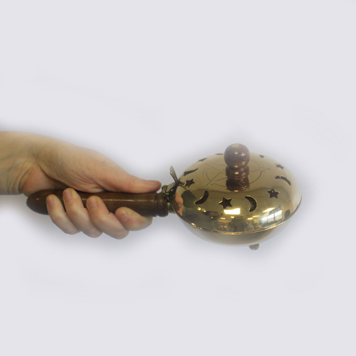 Brûle-Encens Pentagramme Laiton - Rituel & Méditation – photo 4