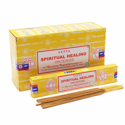 Encens Satya Spiritual Healing 15 g - Équilibre Énergétique – photo 2