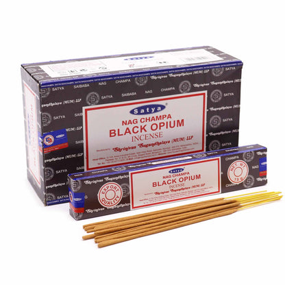 Encens Black Opium Satya - Bâtons 15g Inde