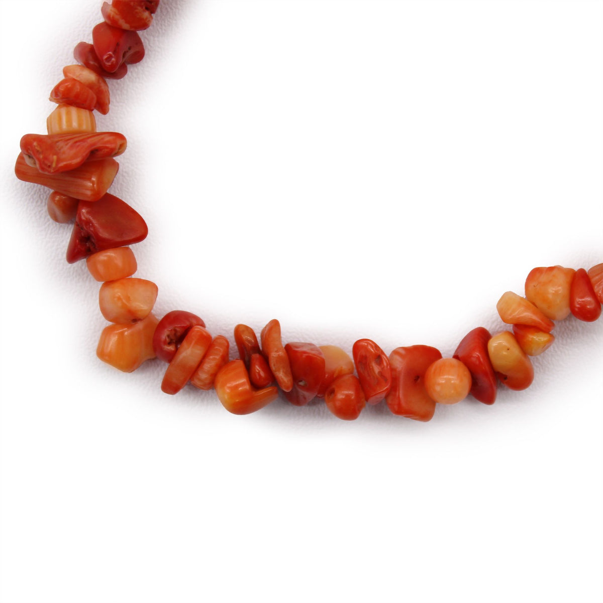 Bracelet en chips de Jaspe Orange - photo 2