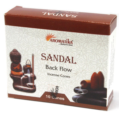 Encens Cônes Backflow Santal - Méditation & Relaxation