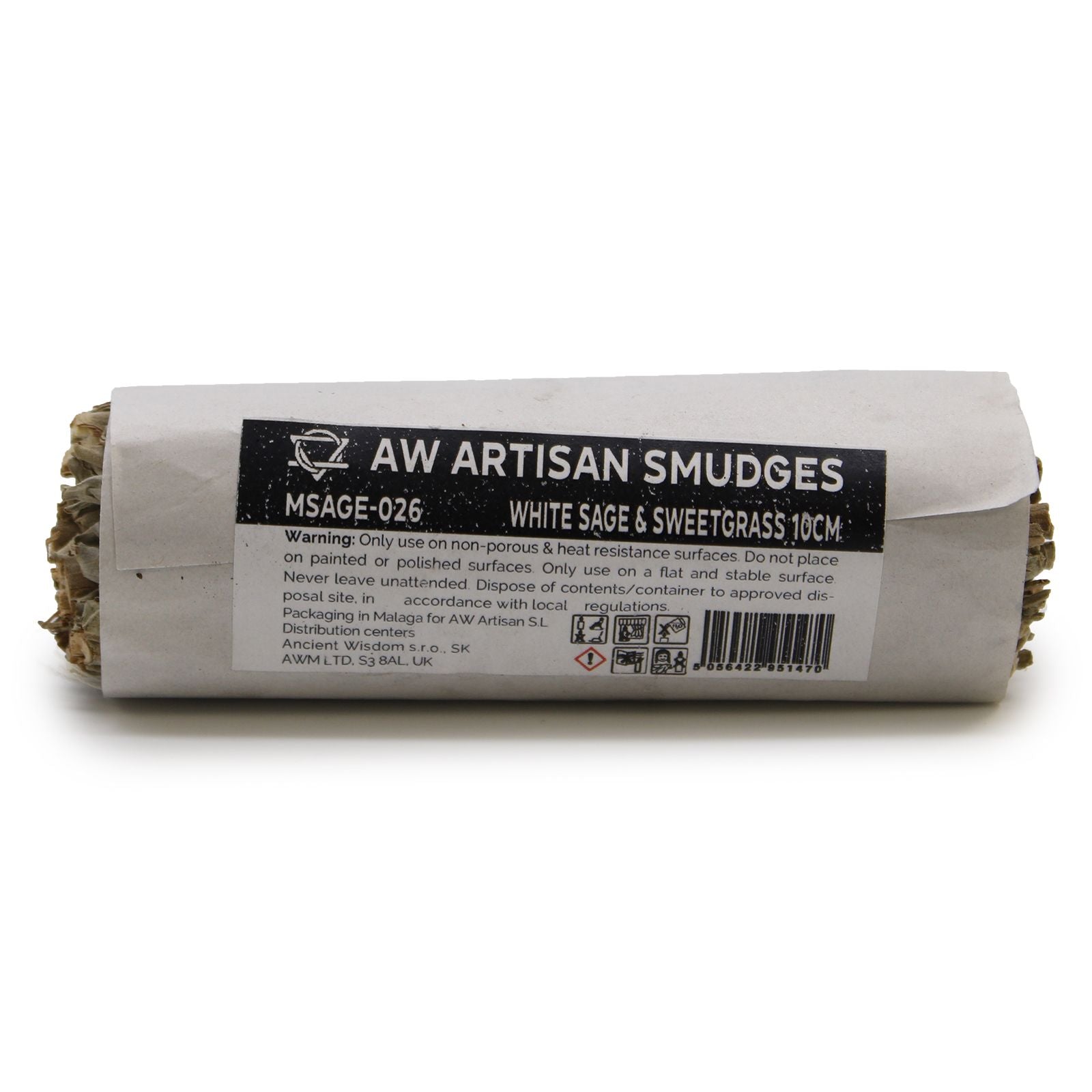 Smudge Stick - White Sage & Sweetgrass 10cm - photo 2