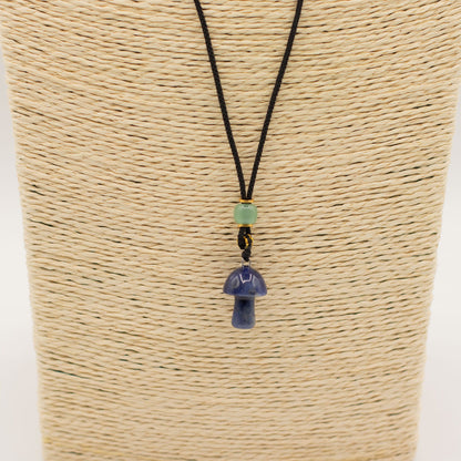 Pendentif sur cordon - Sodalite - photo 3
