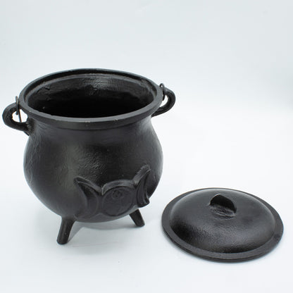 Chaudron en Fonte — Triple Lune — Très Grand Modèle 23 × 18 cm - photo 3