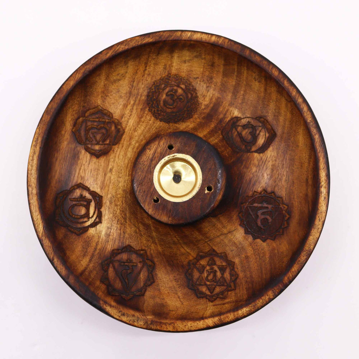 Porte-Encens en Bois — 7 Chakras — Bâtonnets et Cônes - photo 4