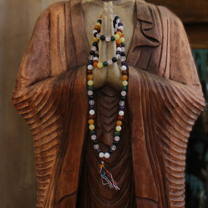 Mala bouddhiste 108 perles - 9 planètes (Navagraha) - photo 5