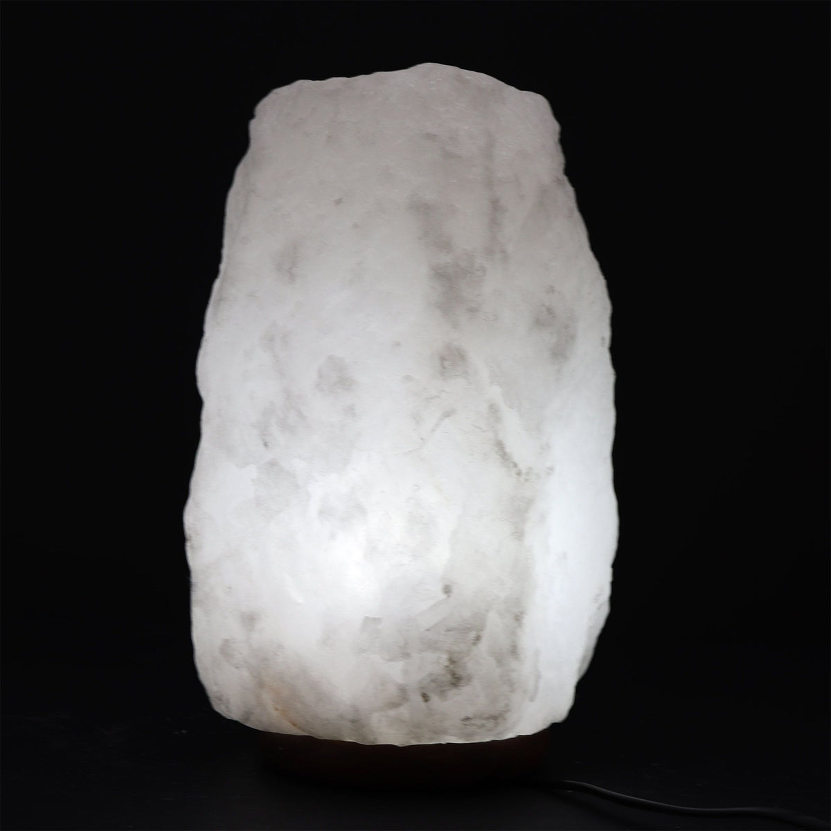 Grande lampe de sel de l'Himalaya 8-10 kg avec socle