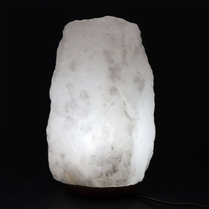 Grande lampe de sel de l'Himalaya 8-10 kg avec socle