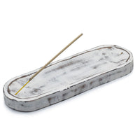 Planche de Cristal 30x10cm - Support & Porte-Encens Naturel