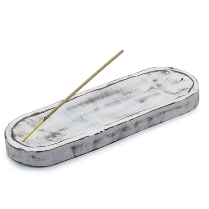 Planche de Cristal 30x10cm - Support & Porte-Encens Naturel