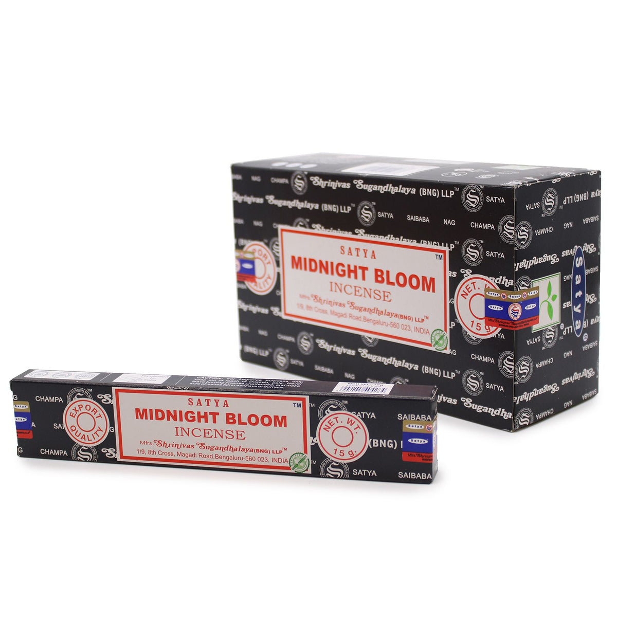Encens Satya Midnight Blossom - Bâtons 15g Inde – photo 2