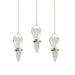 Pendule ange deux pièces en cristal de roche