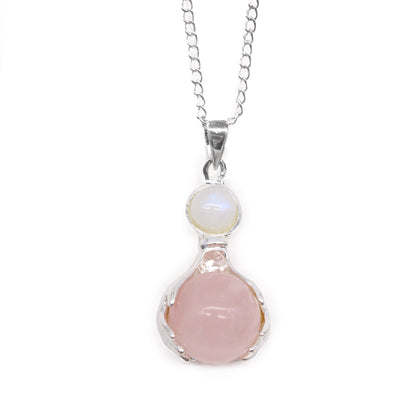 Pendentif Quartz Rose - Healing Hands Amour & Douceur