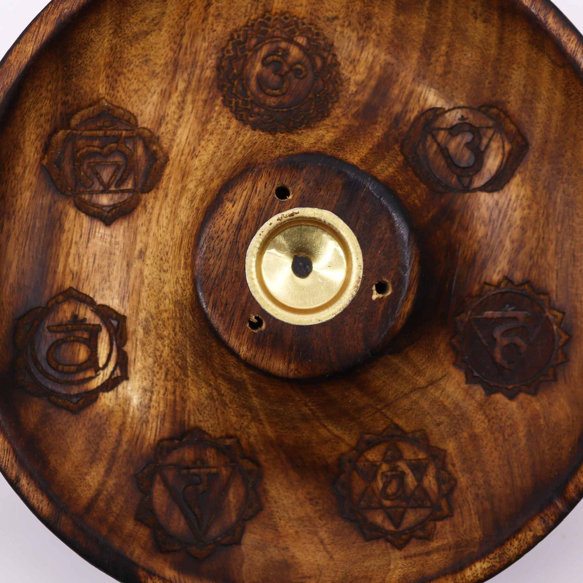 Porte-Encens en Bois — 7 Chakras — Bâtonnets et Cônes - photo 3