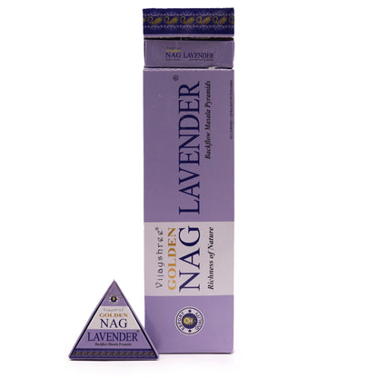 Cônes d'Encens Backflow Lavande 42g - Fumée Cascade