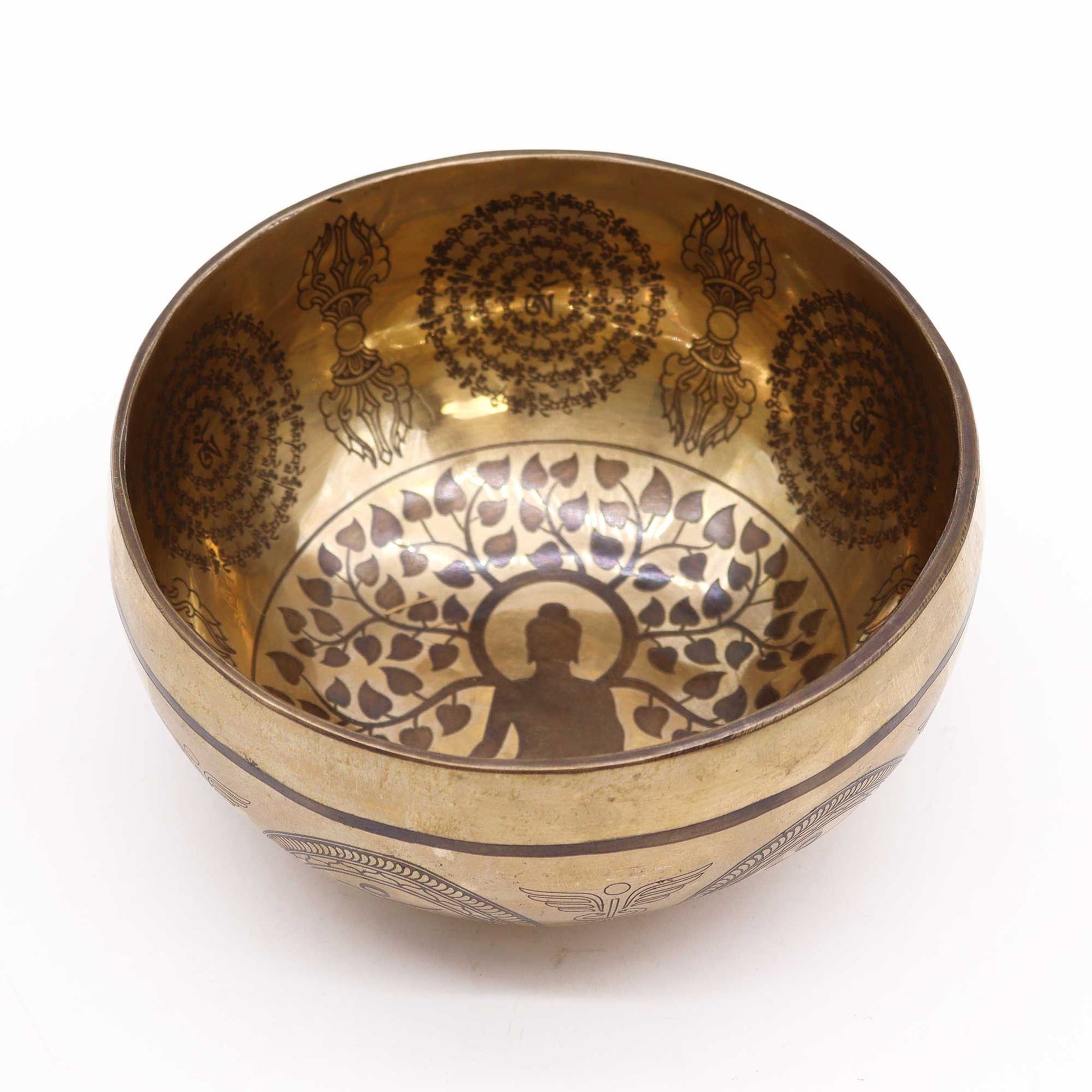 Bol Tibétain Gravé 16cm — Bodhi Tree Bouddha – photo 2