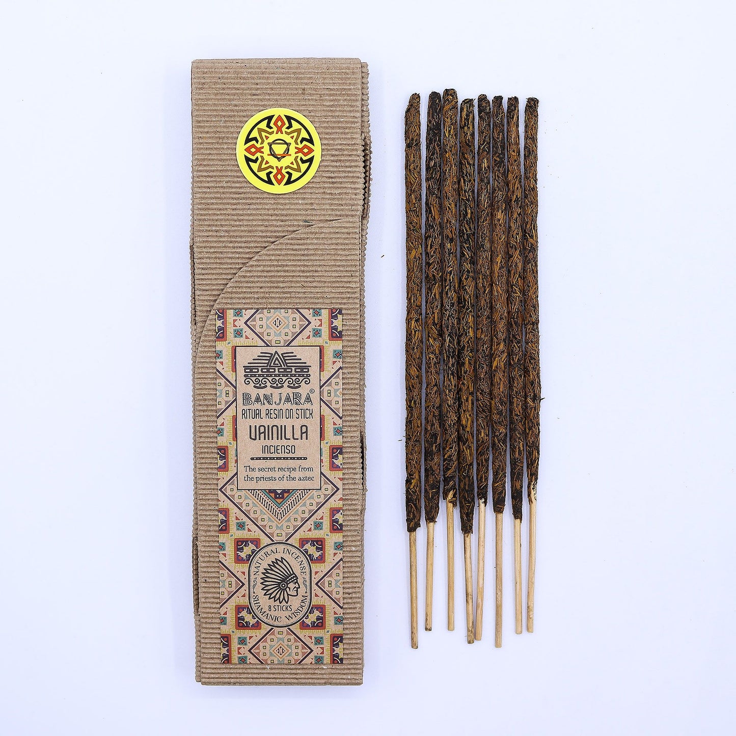 Encens Résine Vanille – Bâtonnets Rituels Banjara