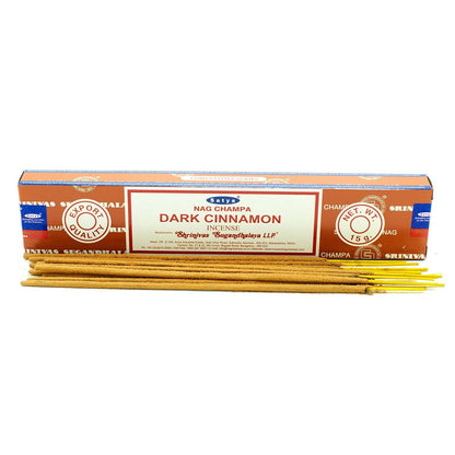 Encens Satya Cannelle Intense (Dark Cinnamon) 15 g - Chaleur & Méditation – photo 3