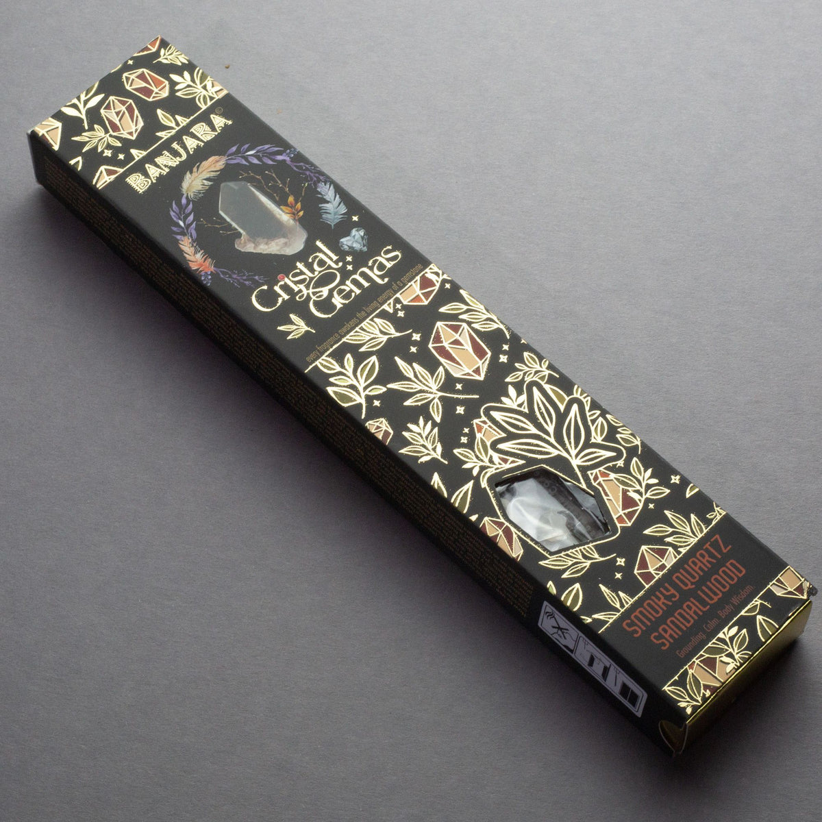 Encens Banjara Cristal Gemas — Quartz Fumé & Santal - photo 5
