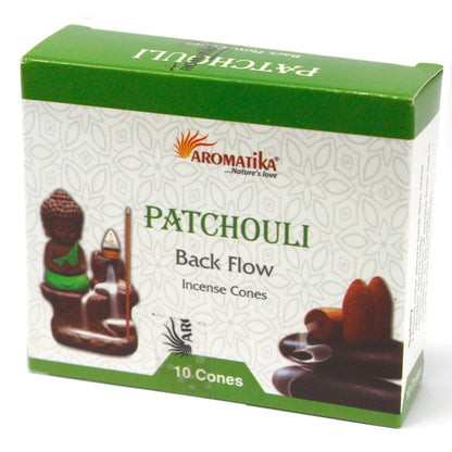 Encens Cônes Backflow Patchouli - Refoulant & Relaxant